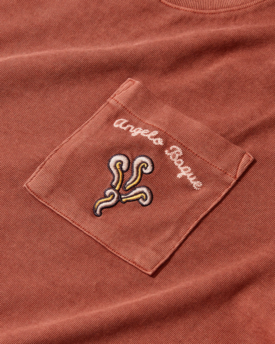 Angelo Baque x Champion Crewneck T-Shirt (Vintage Dye Chestnut)