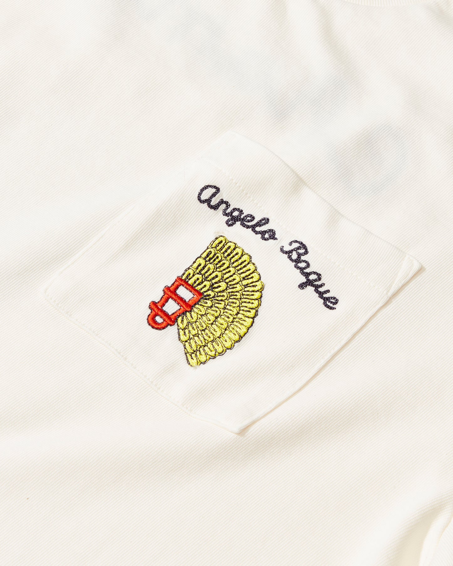 Angelo Baque x Champion Crewneck T-Shirt (Chalk White)