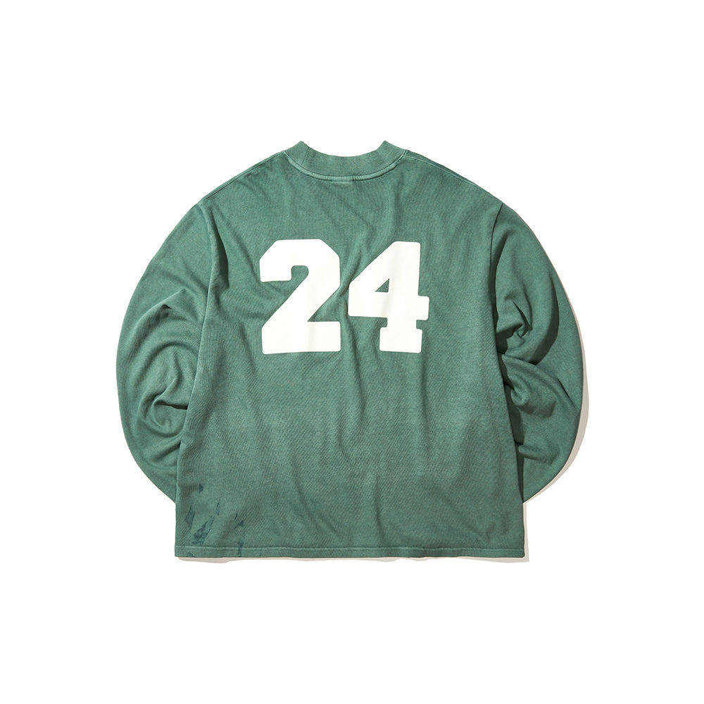 Angelo Baque x Champion Mock Turtle Neck Long Sleeves  (Vinted Met Green)