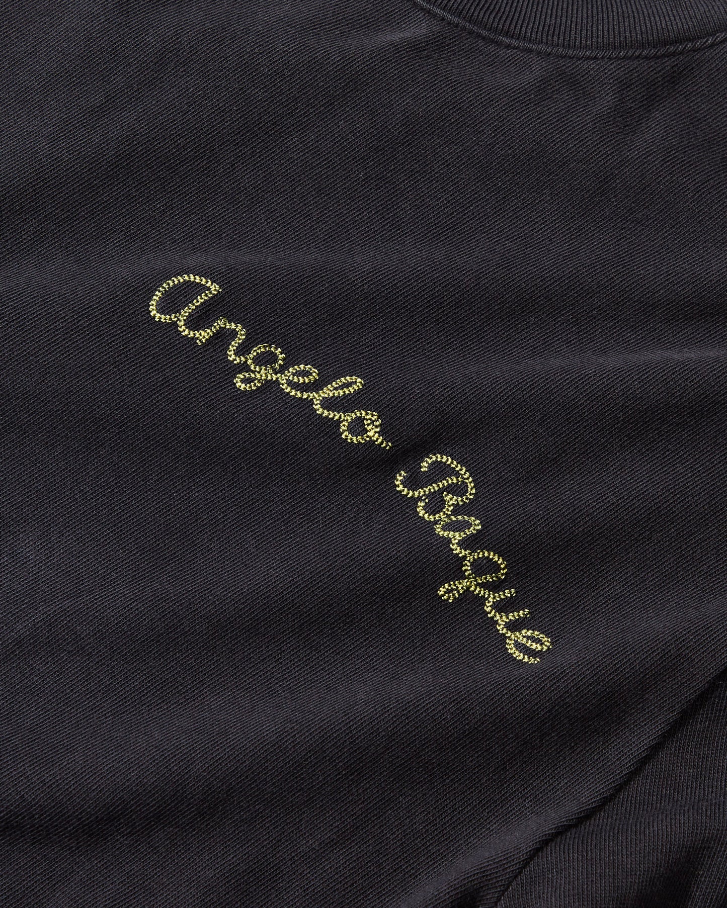 Angelo Baque x Champion Mock Turtle Neck Long Sleeves  (Vintage Dye Black)