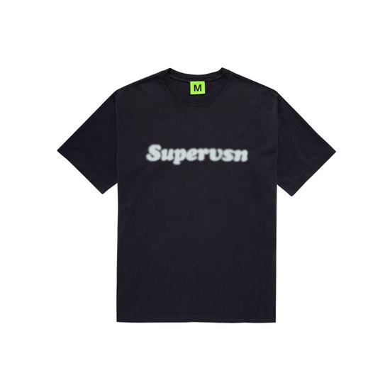 تيشيرت Supervsn Blur Logo (أسود عتيق)