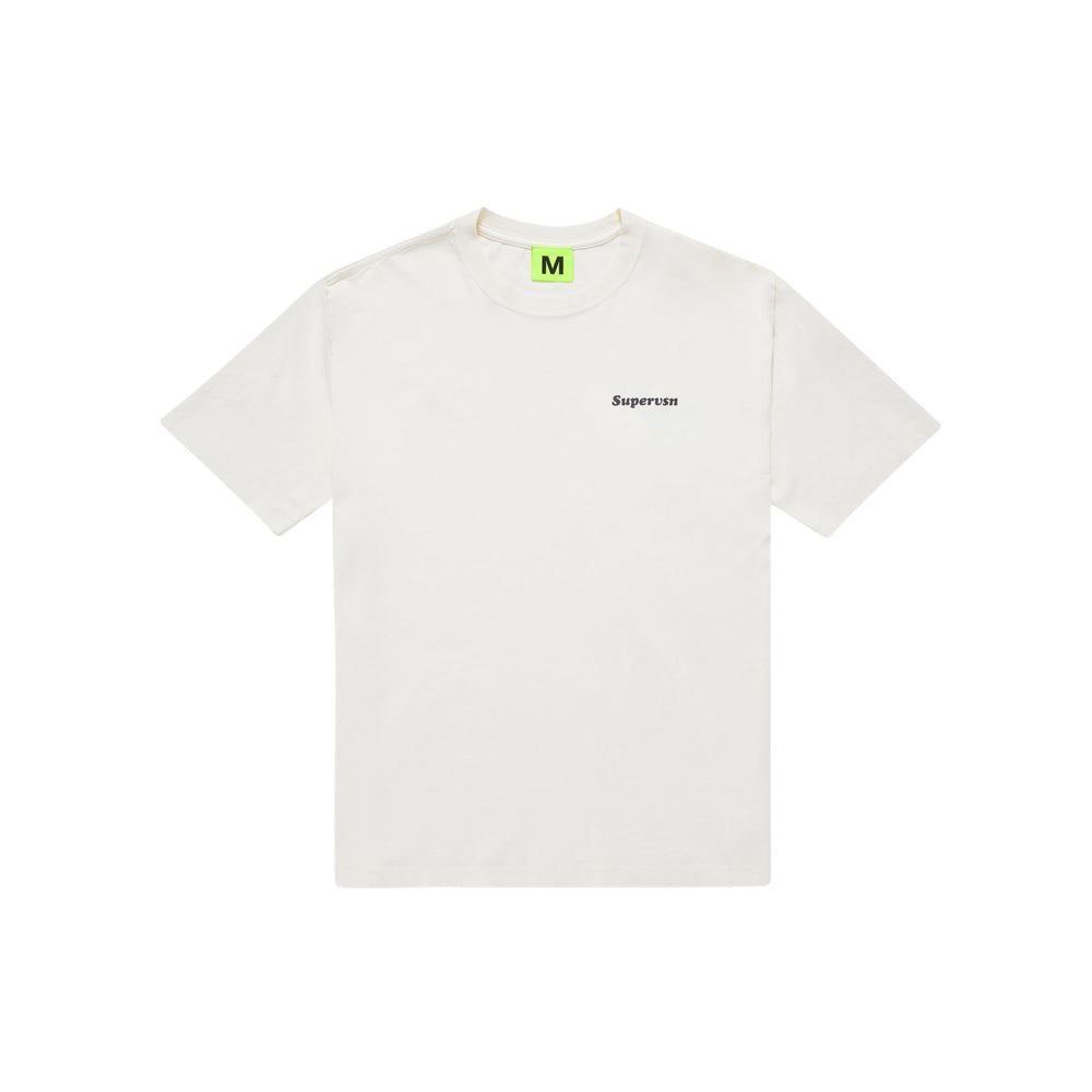 قميص سوبرفسن بنقشة نجمة بسيطة (عظمي)