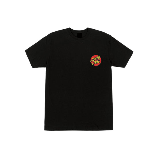Classic Dot Chest S/S Lightweight T-Shirt (Black)