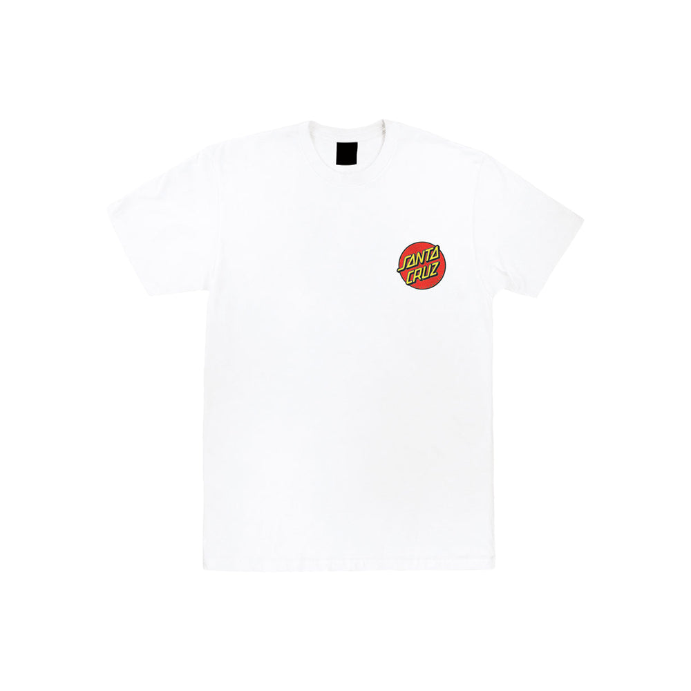 Classic Dot Chest S/S Lightweight T-Shirt (White)
