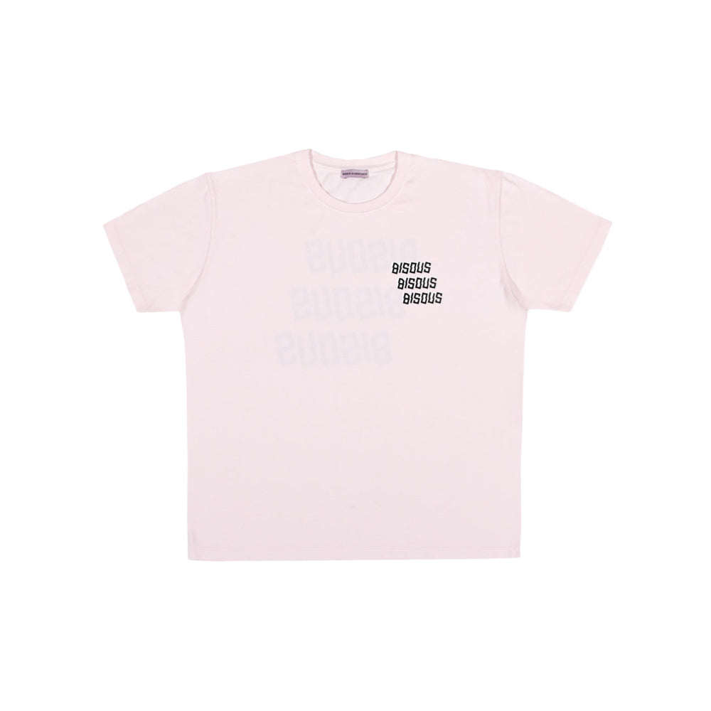 Bisous x 3 Back T-Shirt (Light Pink)