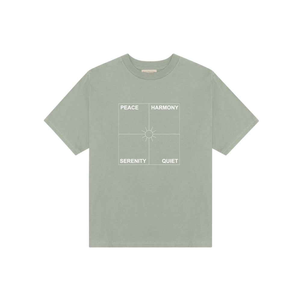 Concepts Dubai | Museum of Peace & Quiet 4 Corners T-Shirt (Sage)