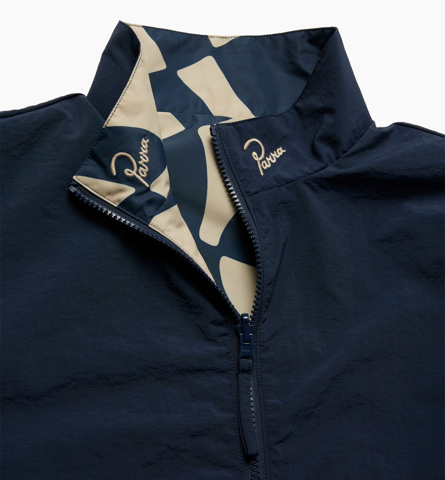 zoom winds reversible track jacket (navy blue)