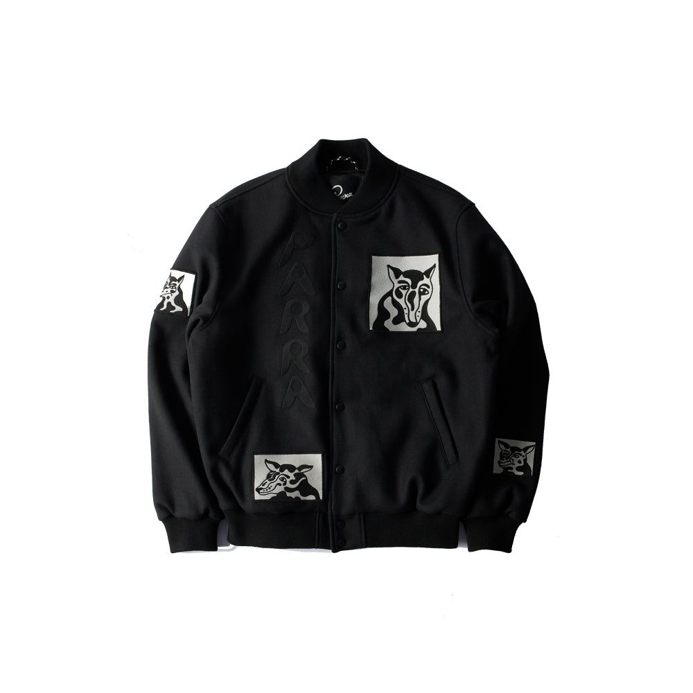 سترة جامعية بوجه كلب (أسود)