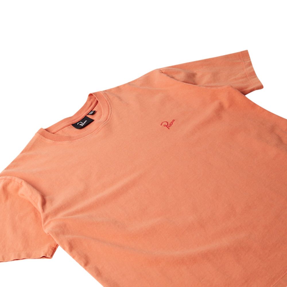 تي شيرت بشعار (برتقالي مغسول)