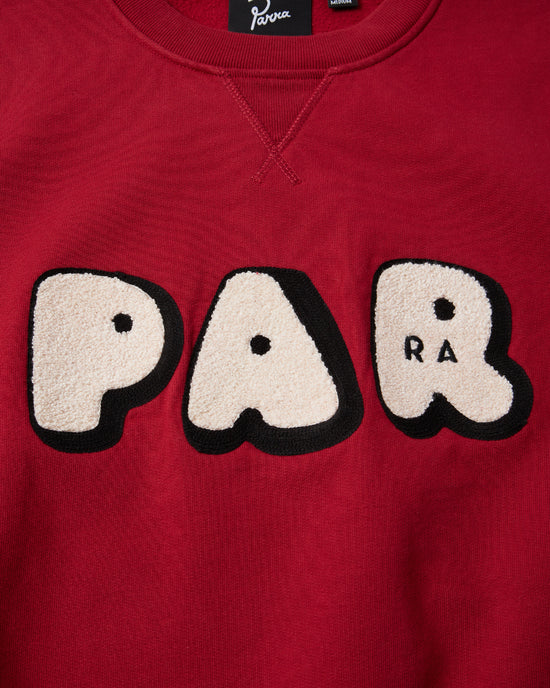 Rounded Par Crew Neck Sweatshirt (Ruby Red)