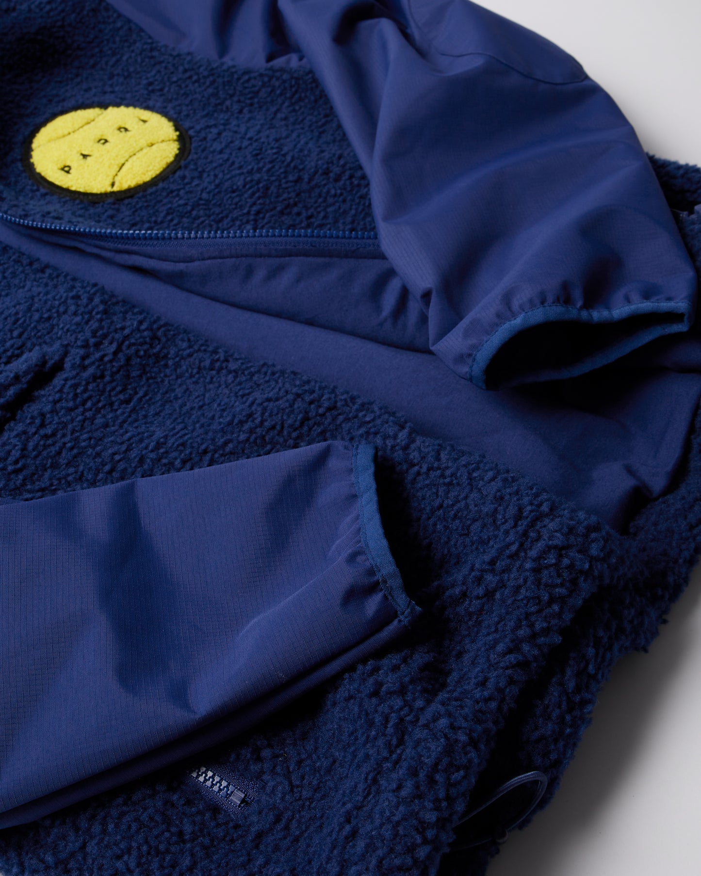 Balled Fleece Jacket (Dark Royal Blue)