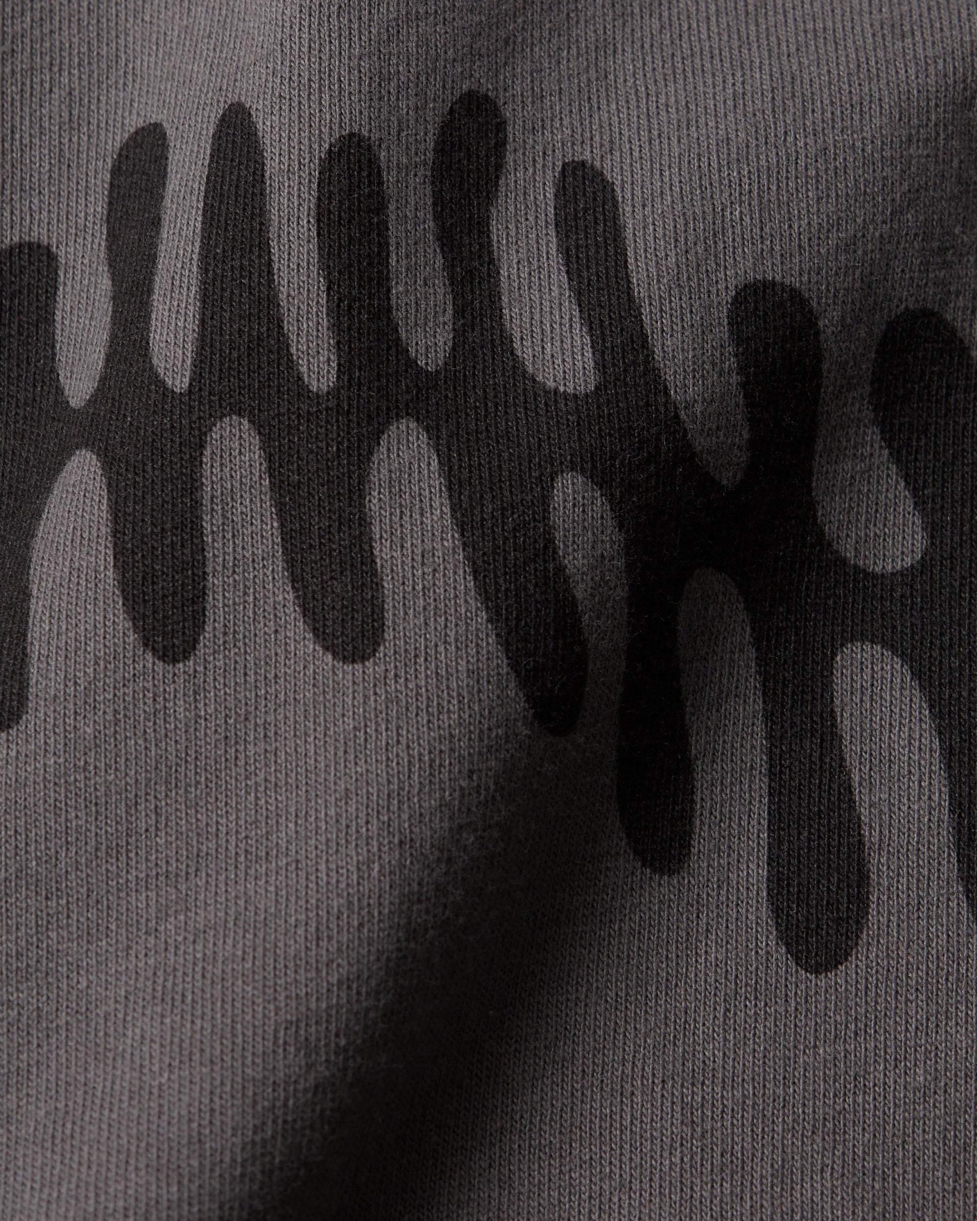 Stitched Skull Long Sleeve T-Shirt (Washed Brown)