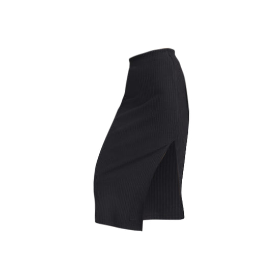 Women's Knit Rib MD Skirt (Black/Black)