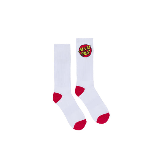 Cruz Crew Socks (White)