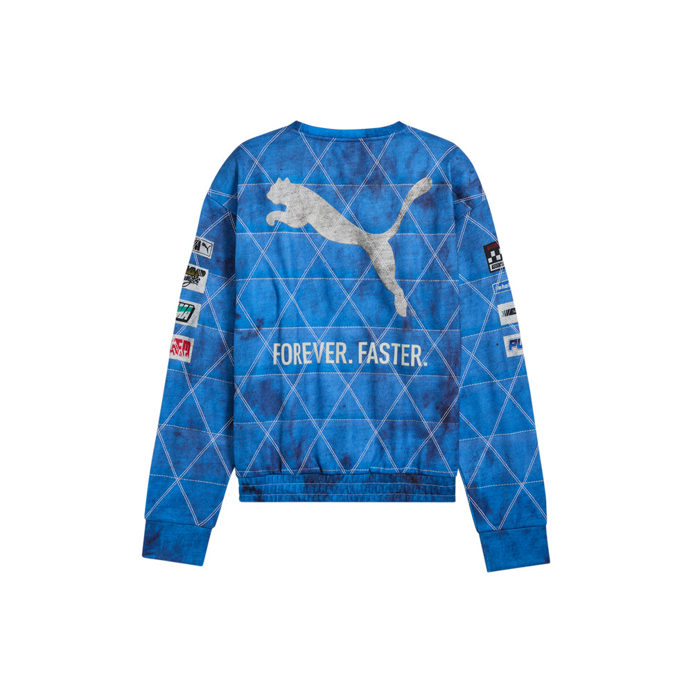 A$Ap Rocky x Puma Quilted Sweatshirt - Clyde Royal