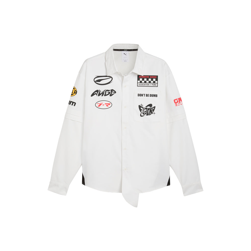 A$Ap Rocky x Puma Layered Pit Crew Butto - White