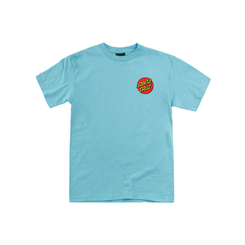Classic Dot Chest S/S Lightweight T-Shirt (Light Blue)