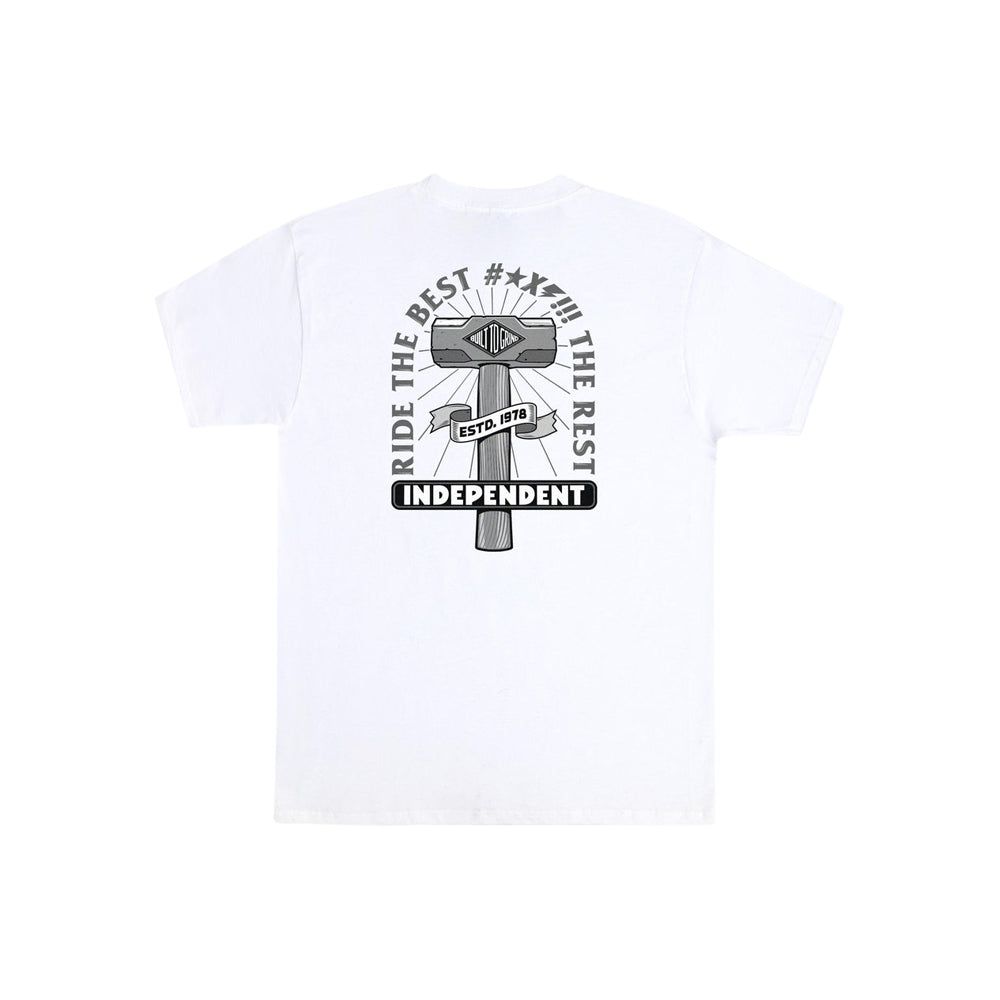 تي شيرت RTB Sledge S/S ثقيل الوزن (أبيض)