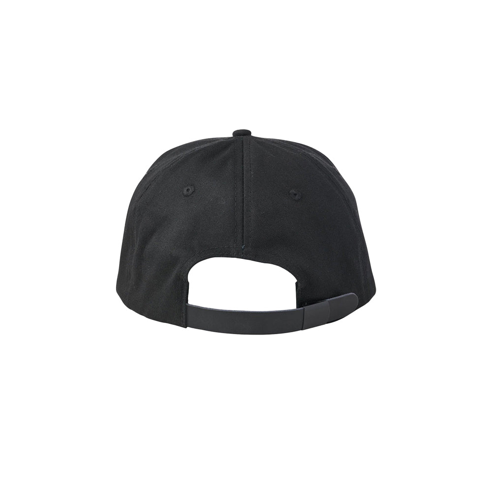 Collegiate Strapback Unstructured Low Hat Eco (Black)