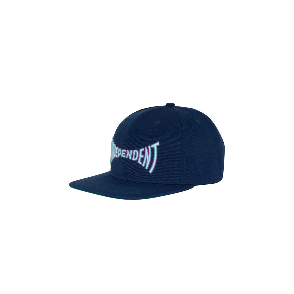 Spanning Snapback Structured Hat (Navy)