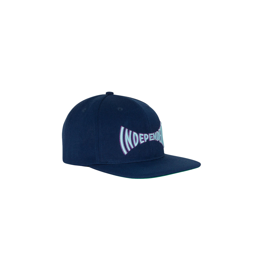 Spanning Snapback Structured Hat (Navy)