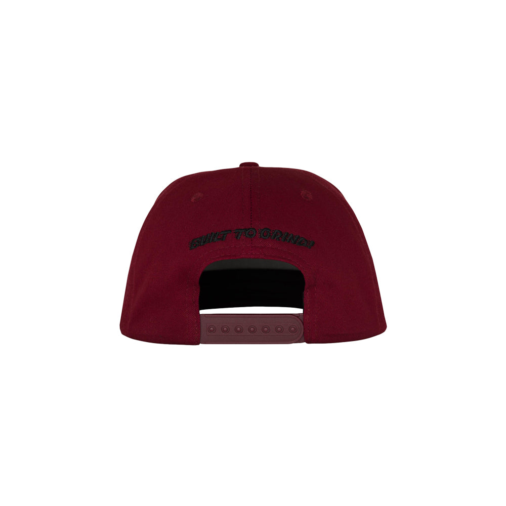 BTG Speed Bar Snapback Structured Hat (Maroon)