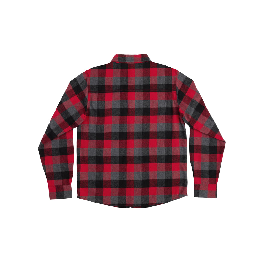 Belmont L/S Flannel Top (Red)