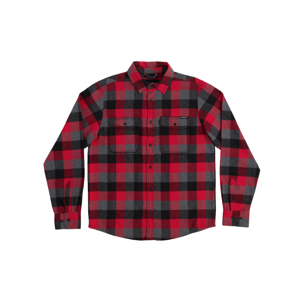 Belmont L/S Flannel Top (Red)