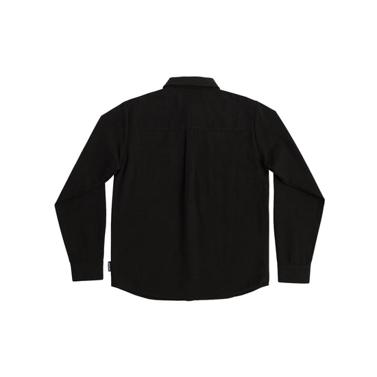 Screaming Hand Utility L/S Button Up Top (Black)