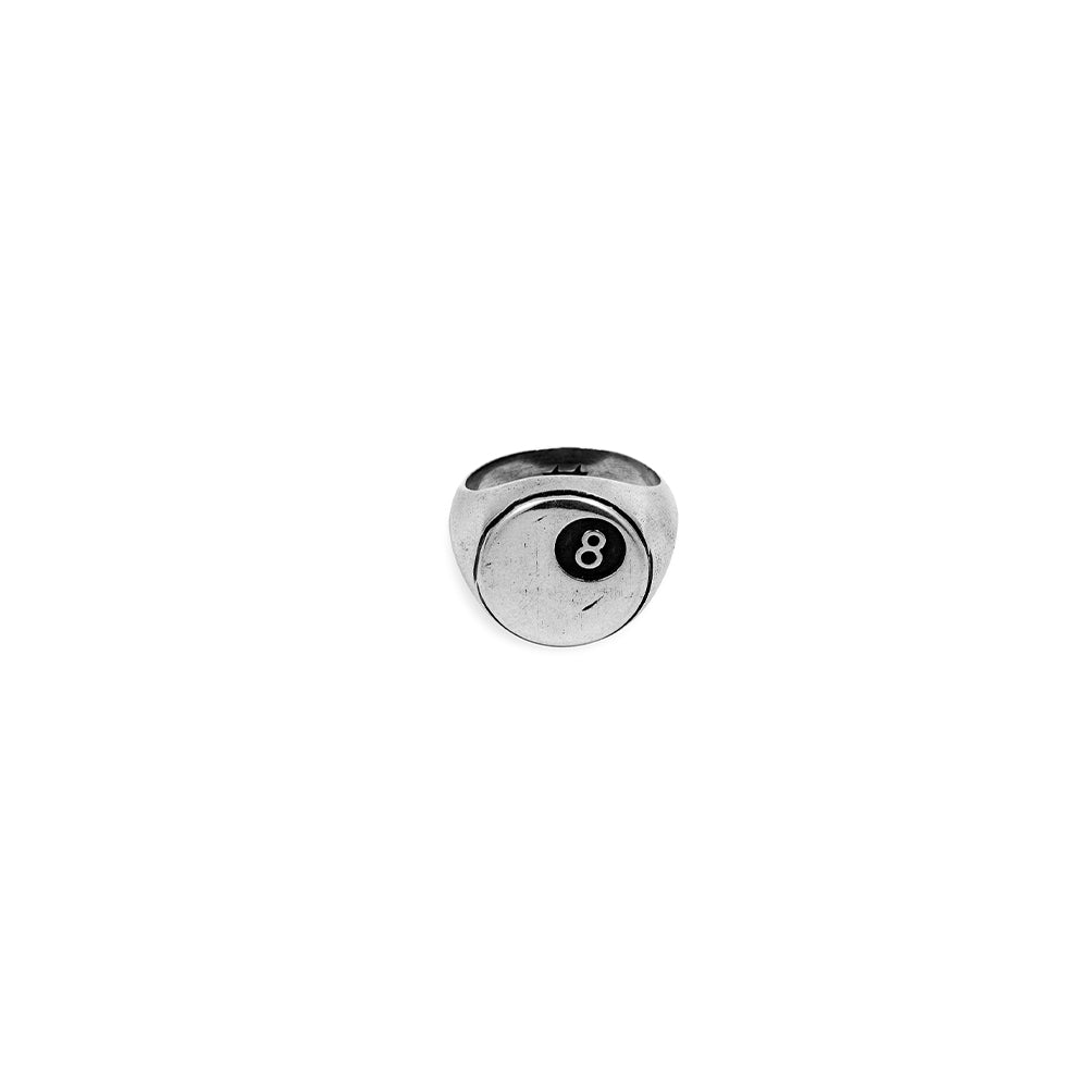 8 Ball Ring - Silver