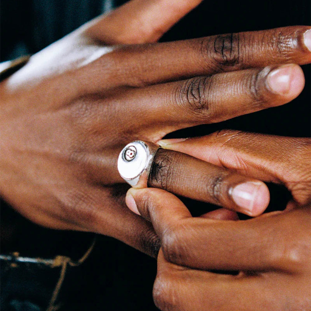 8 Ball Ring - Silver
