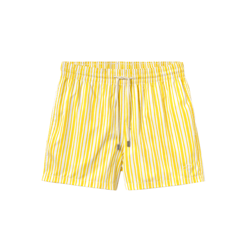 Classic Swim Shorts Yellow Trazos x Alvaro Picardo