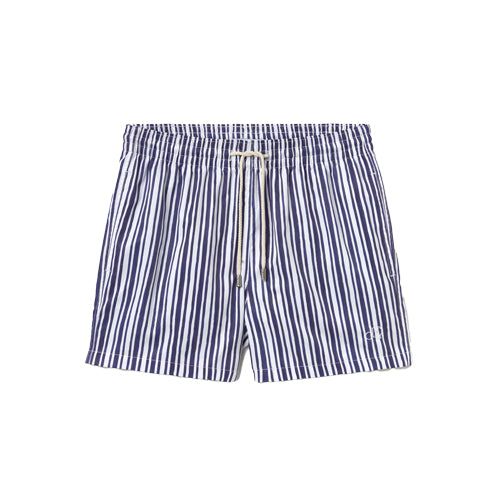 Classic Swim Shorts Blue Trazos x Alvaro Picardo