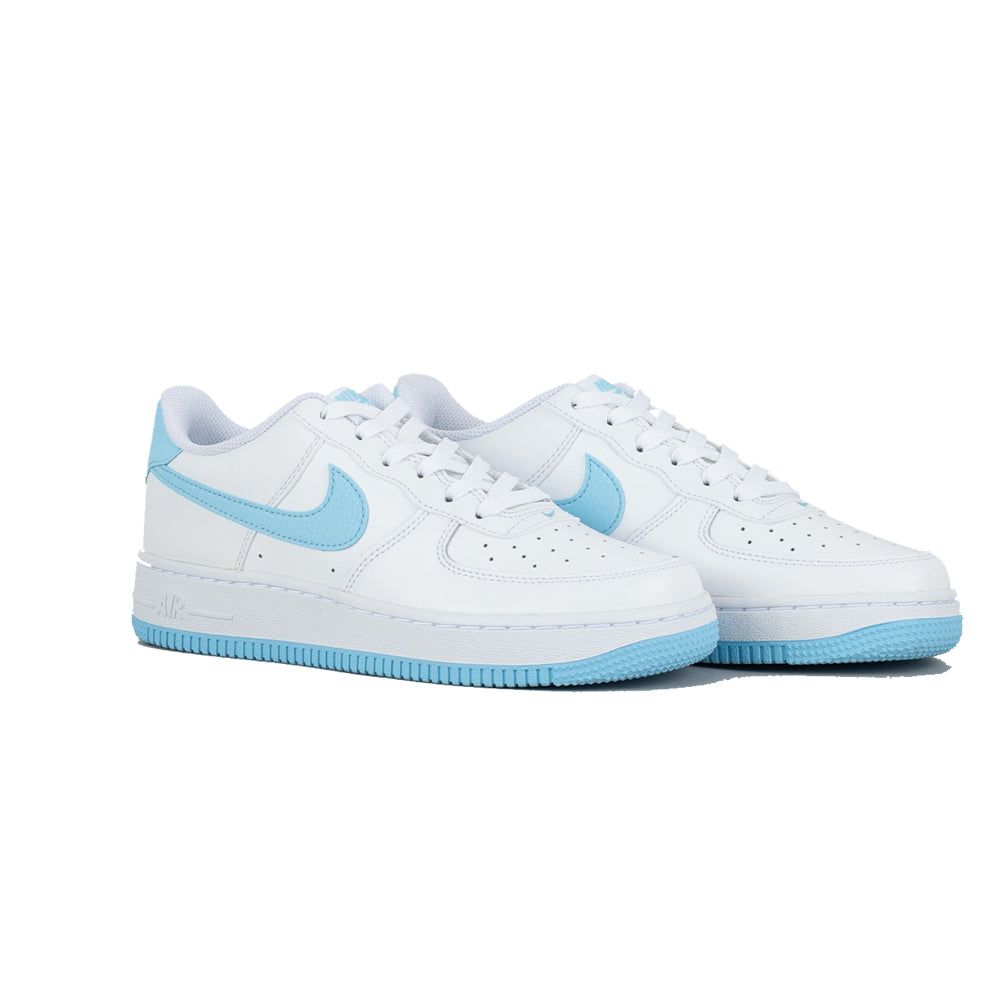 Nike Air Force 1 GS White Aquarius Blue Concepts Dubai