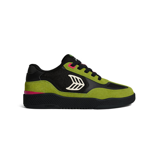 Skategoat C25 PRO Suede & Mesh (Lime Green/Black/Ivory/Pink)