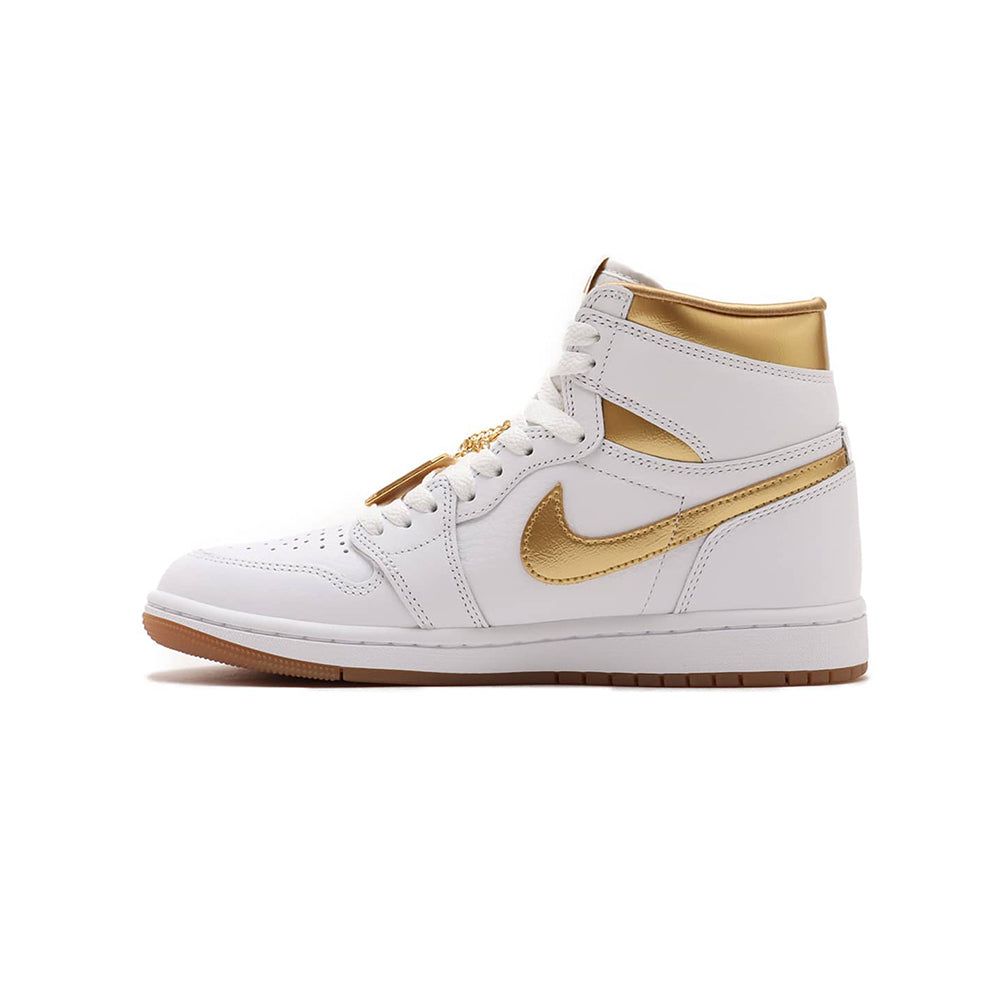 Jordan 1 mid white deals rose gold