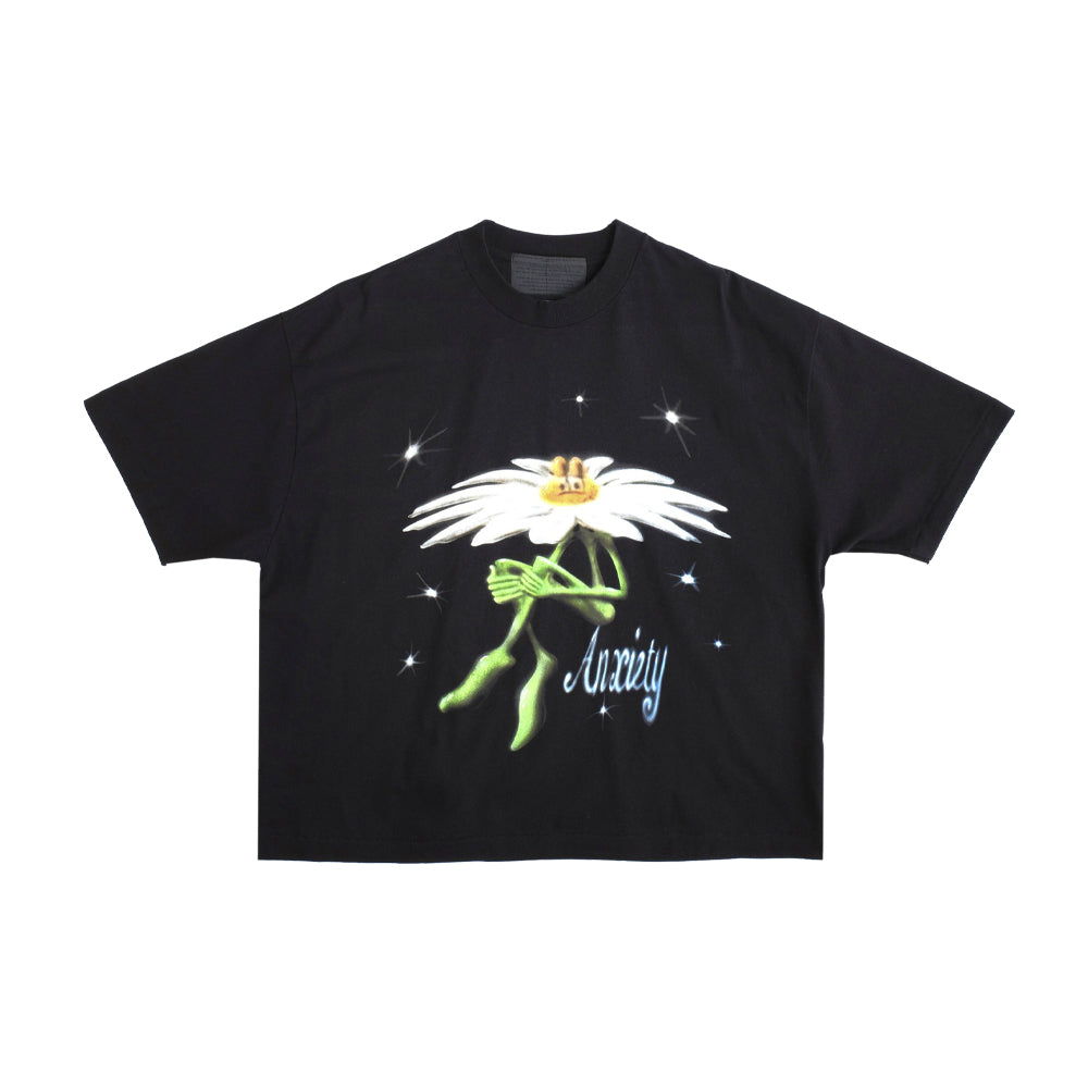 Anxiety Flower Tee - Black