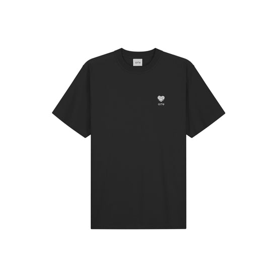 Heart Flower Logo T-Shirt (Black)