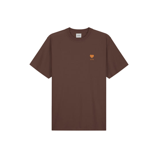 Heart Flower Logo T-Shirt (Brown)