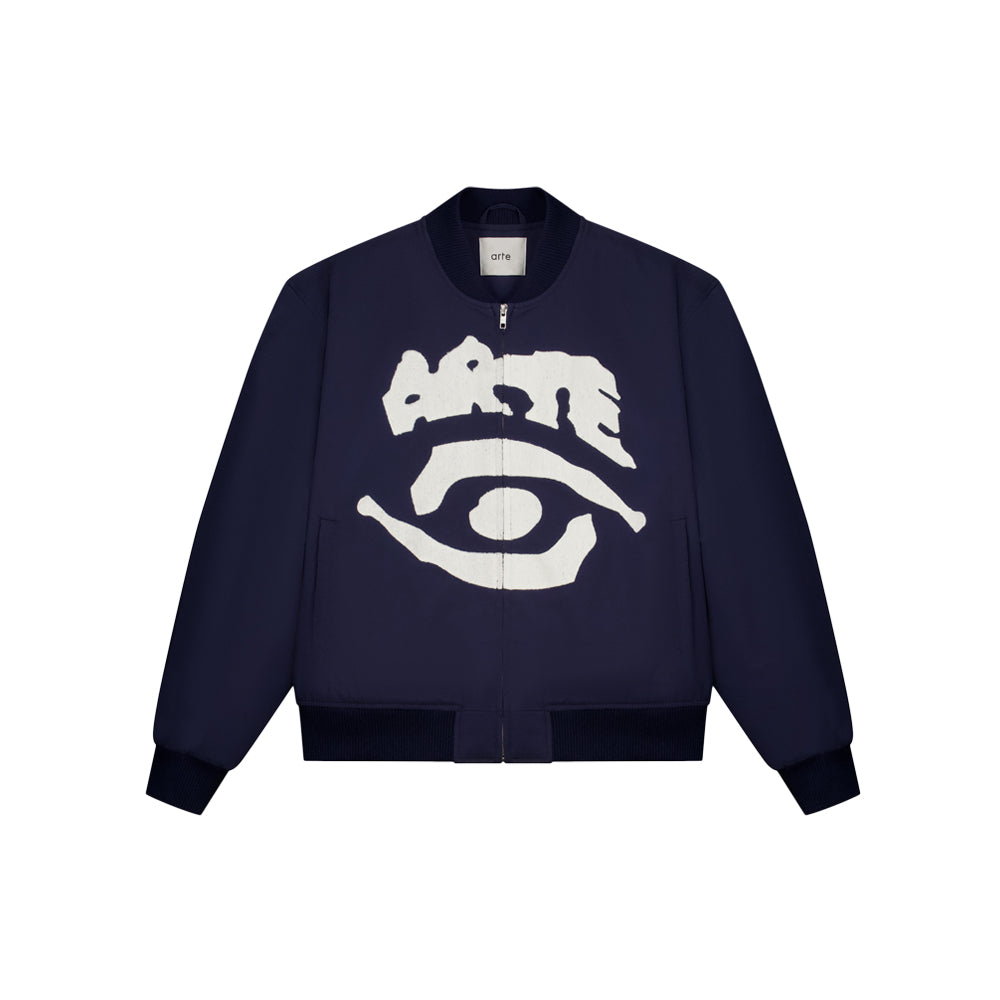 Eye Bomber Jacket - Navy