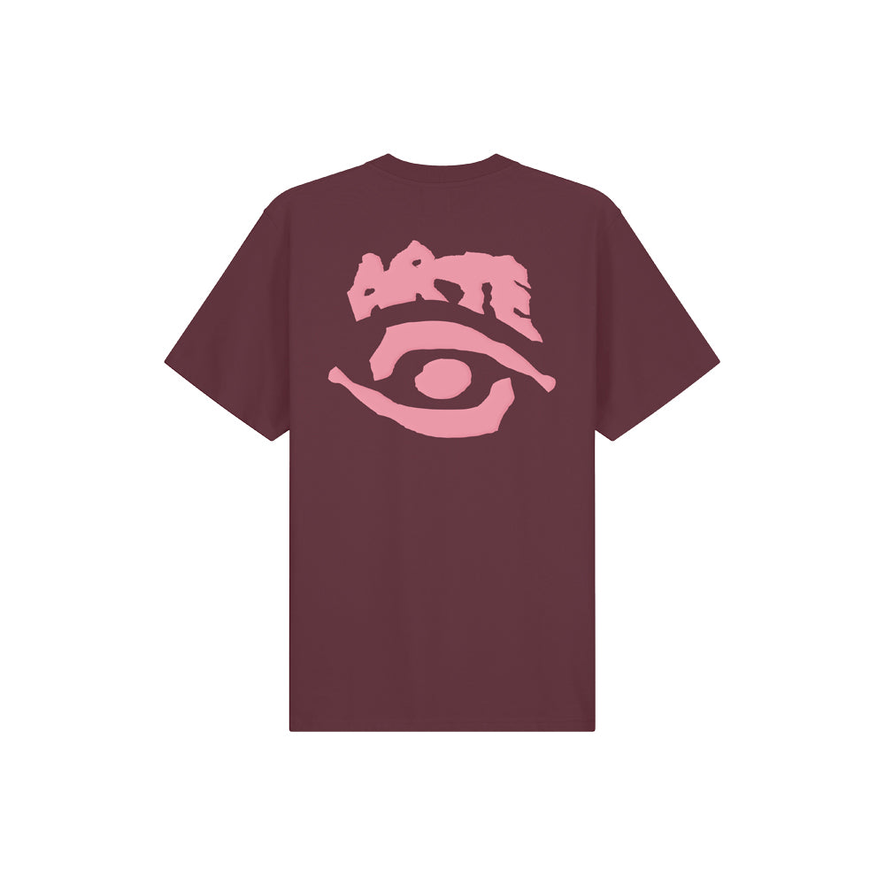 Eye Print T-Shirt - Bordeaux