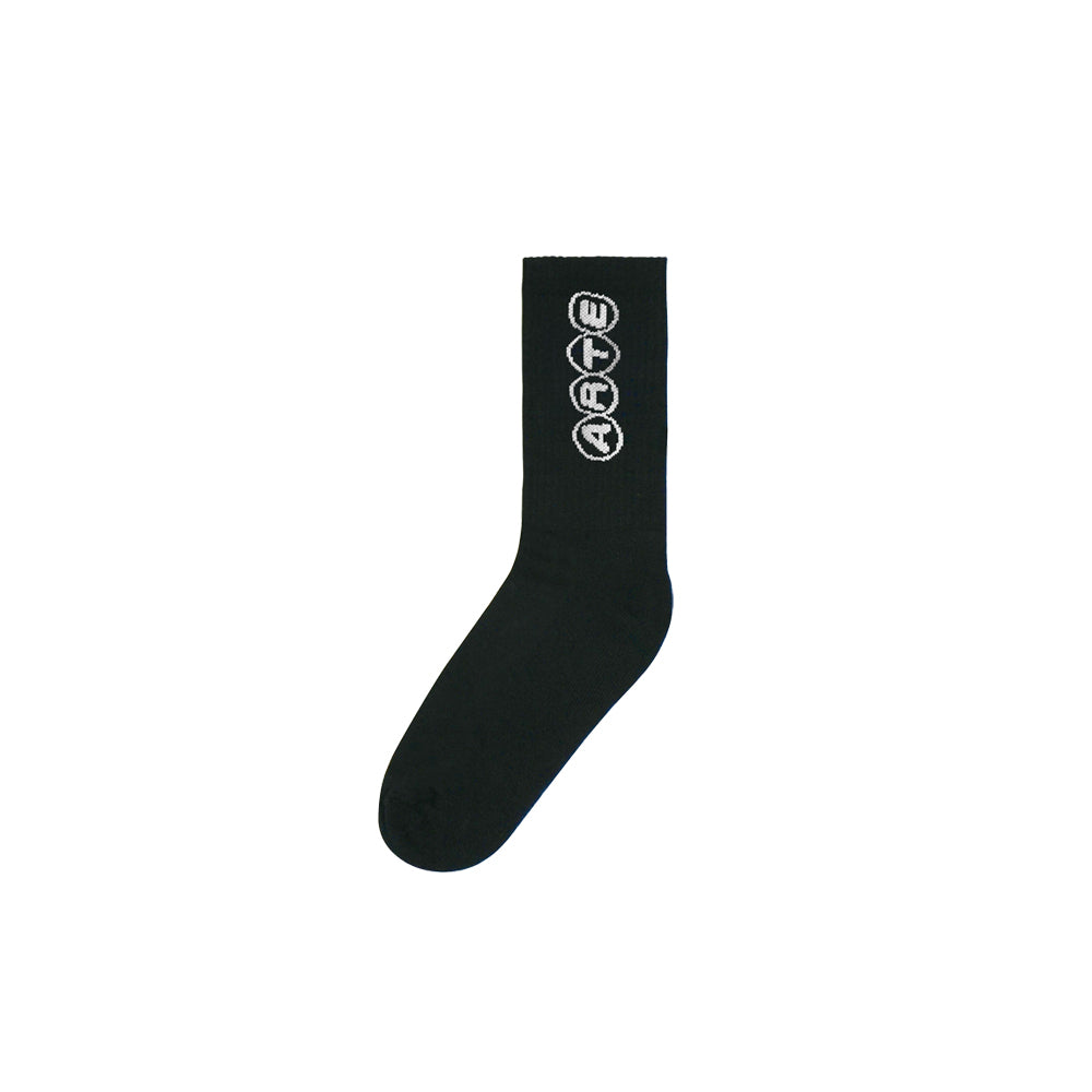 Circle Logo Socks - Black