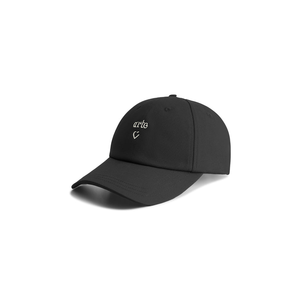 Heart Logo Cap - Black