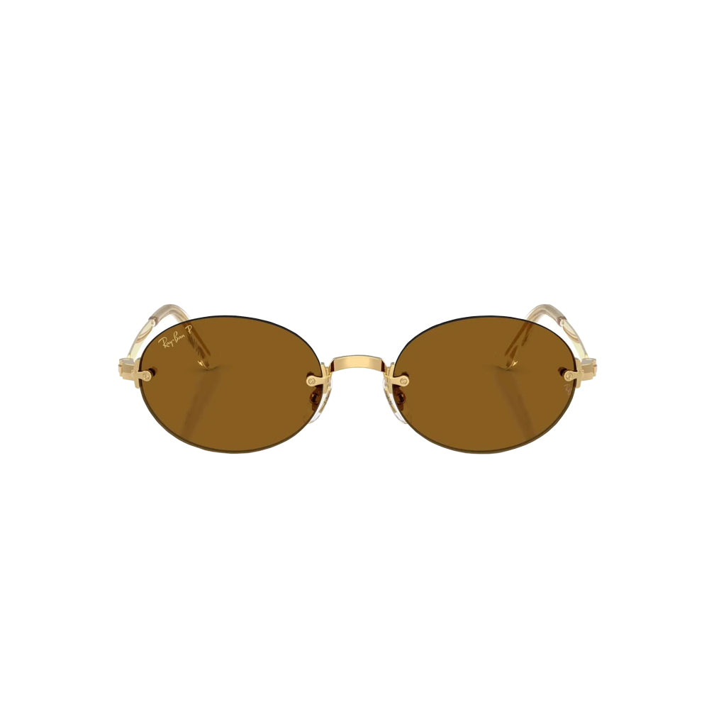 A$AP Rocky x Ray Ban Rimless - Arista/Dark Brown Polar