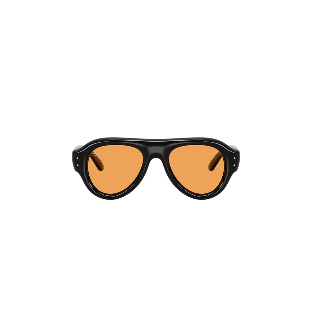 A$AP Rocky x Ray Ban Aviator Puffer - Black/Orange