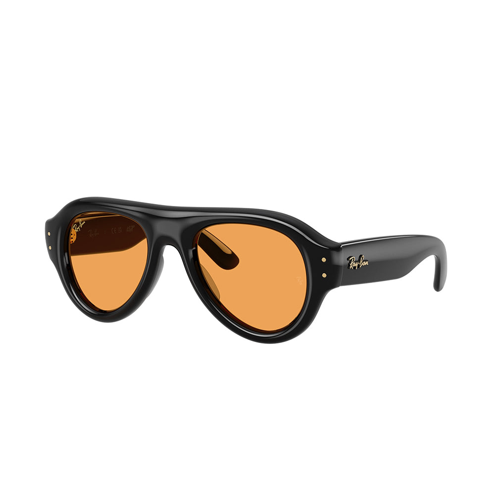 A$AP Rocky x Ray Ban Aviator Puffer - Black/Orange