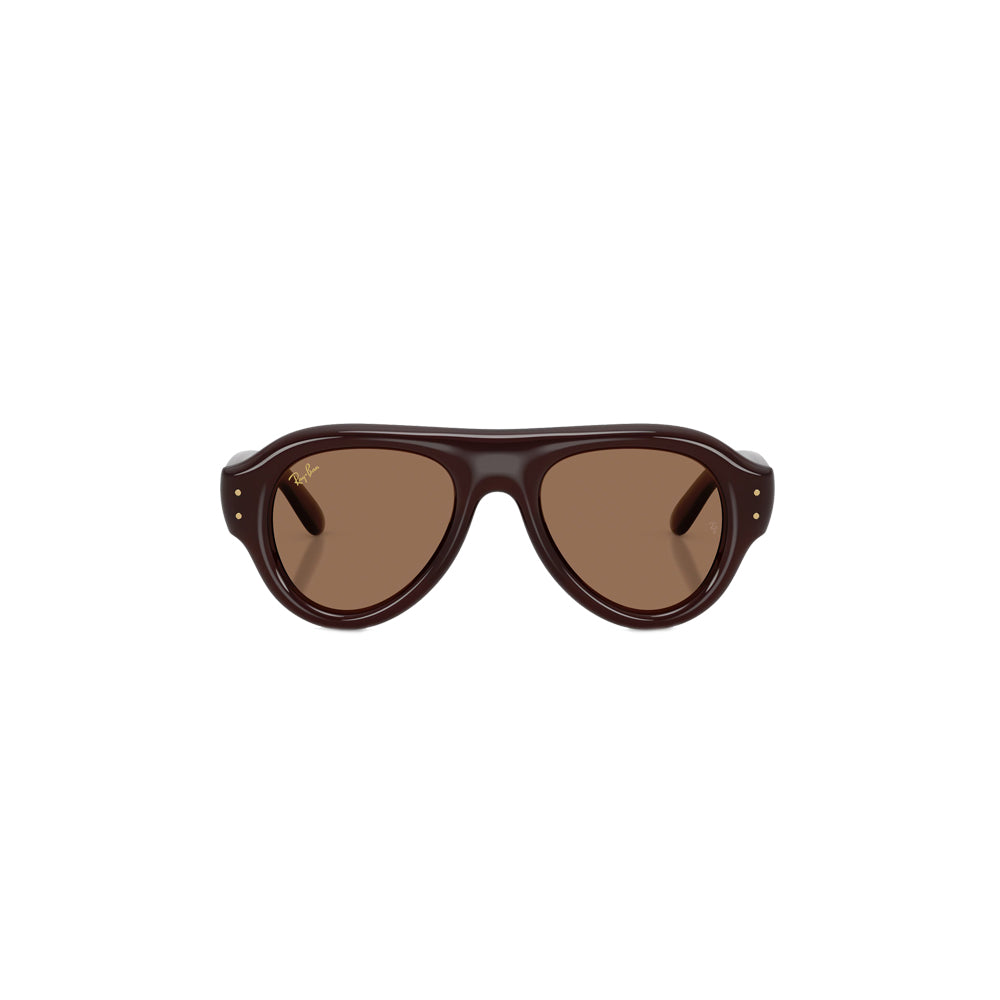 A$AP Rocky x Ray Ban Aviator Puffer - Transparent Brown/Dark Brown