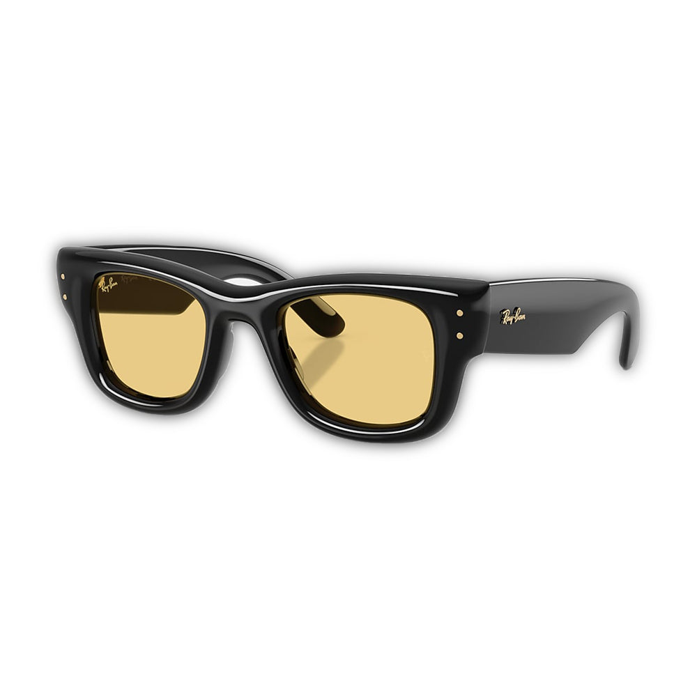 A$AP Rocky x Ray Ban Wayfarer Puffer - Black/Yellow