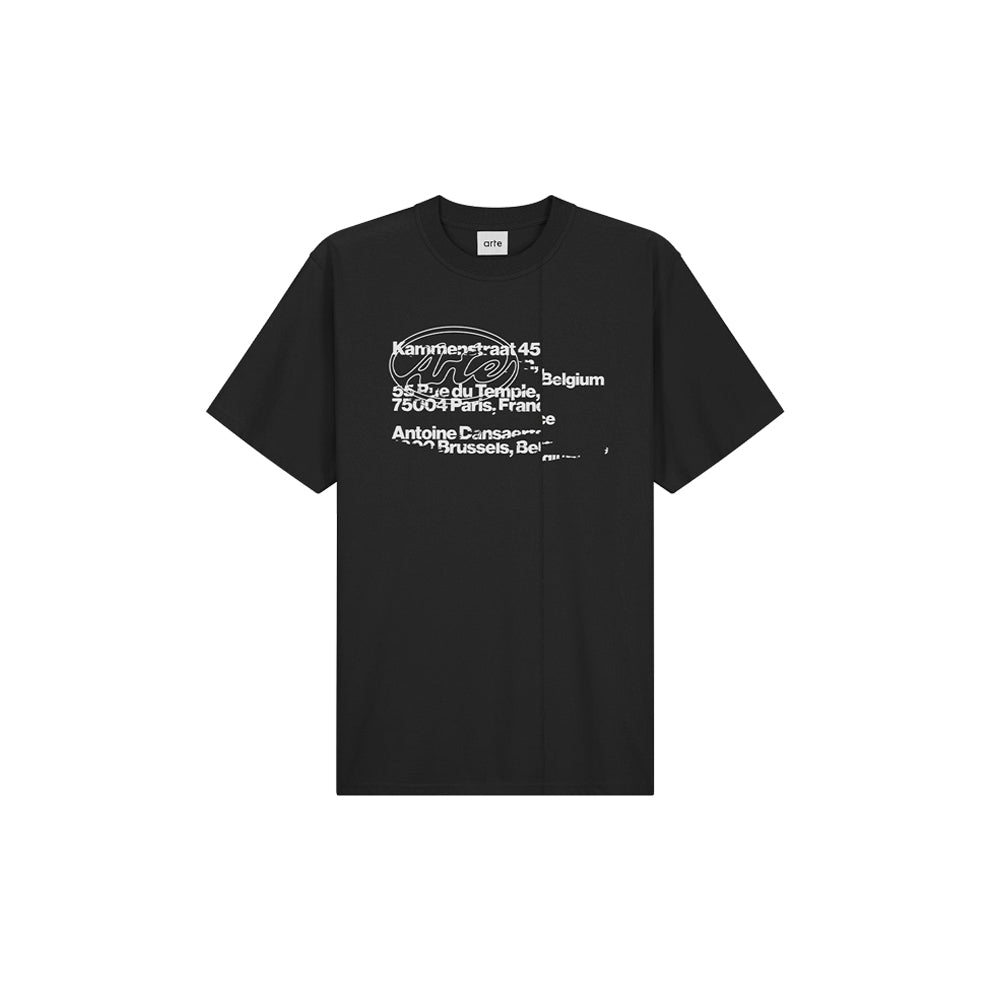 Address T-shirt - Black