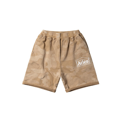Aged Temple Camo Sweatshort - Desert